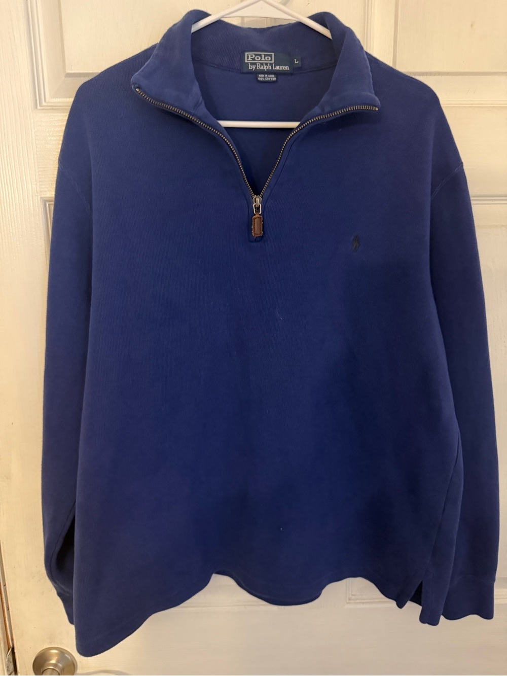 Polo by Ralph Lauren Men's Blue Sweater Large